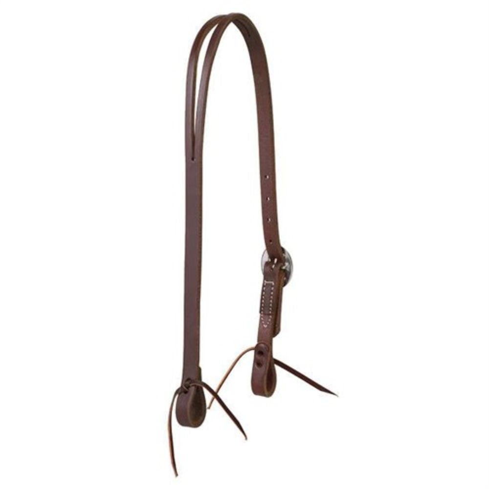 Working Tack Split Ear Headstall, 3/4", Stainless
