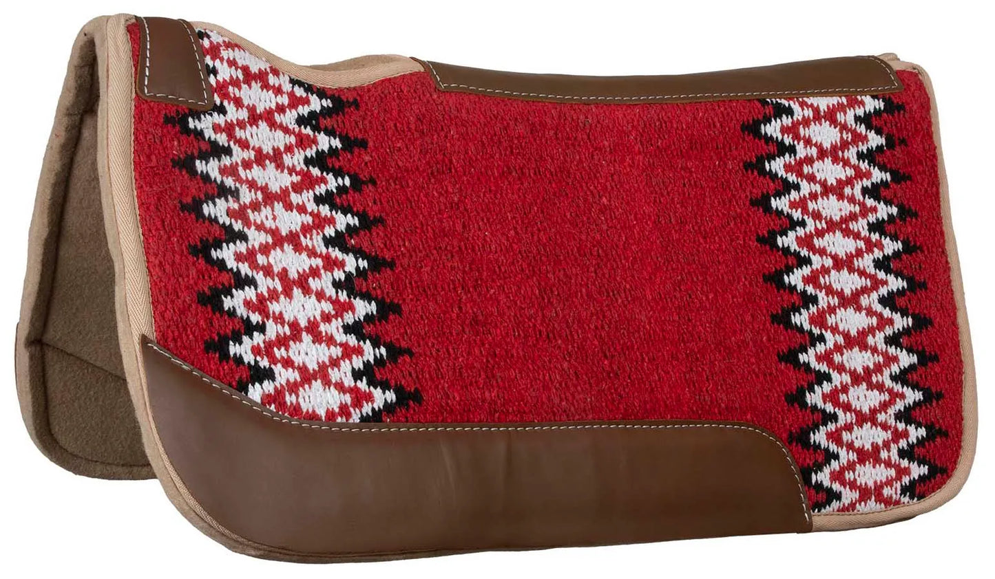 32" x 32" Mustang Blue Horse Saddle Pad