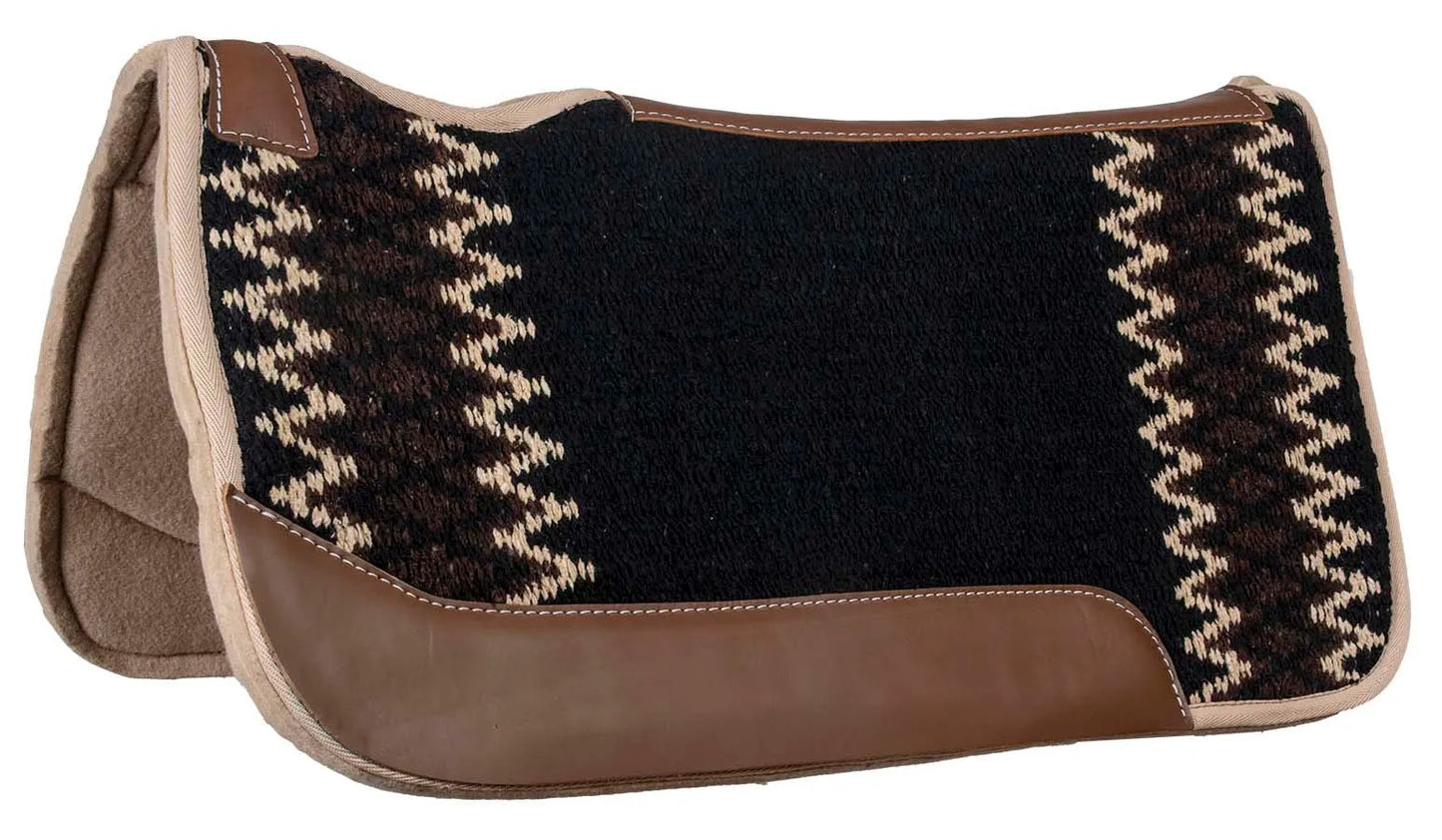 32" x 32" Mustang Blue Horse Saddle Pad