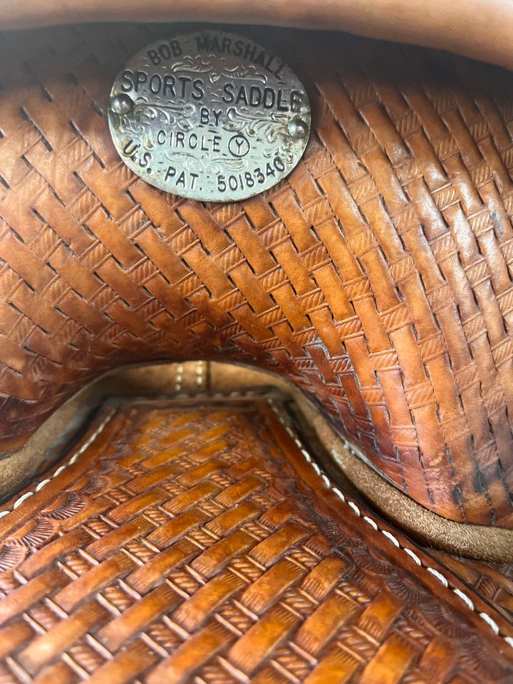Used 15.5" Bob Marshall Treeless Saddle