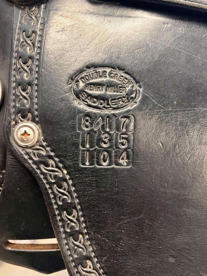 Used 17" Henry Miller Trail Saddle