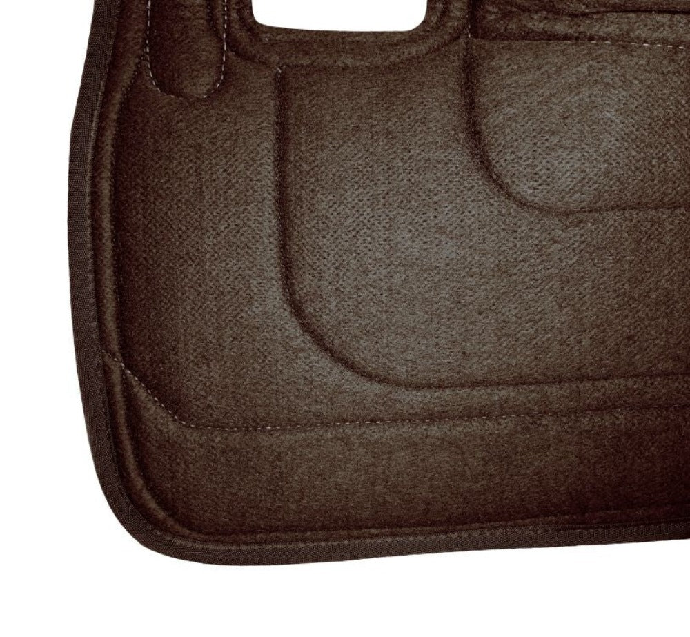 Showman Diamond Print Felt Contour Saddle Pad 31 x 32