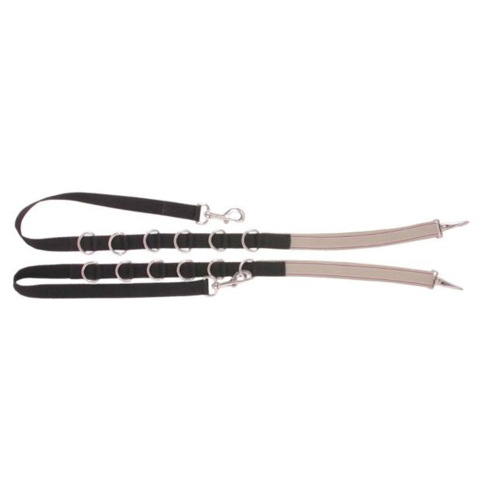 Tough-1 Adjustable WEB SIDE REINS w/ Dee rings HORSE