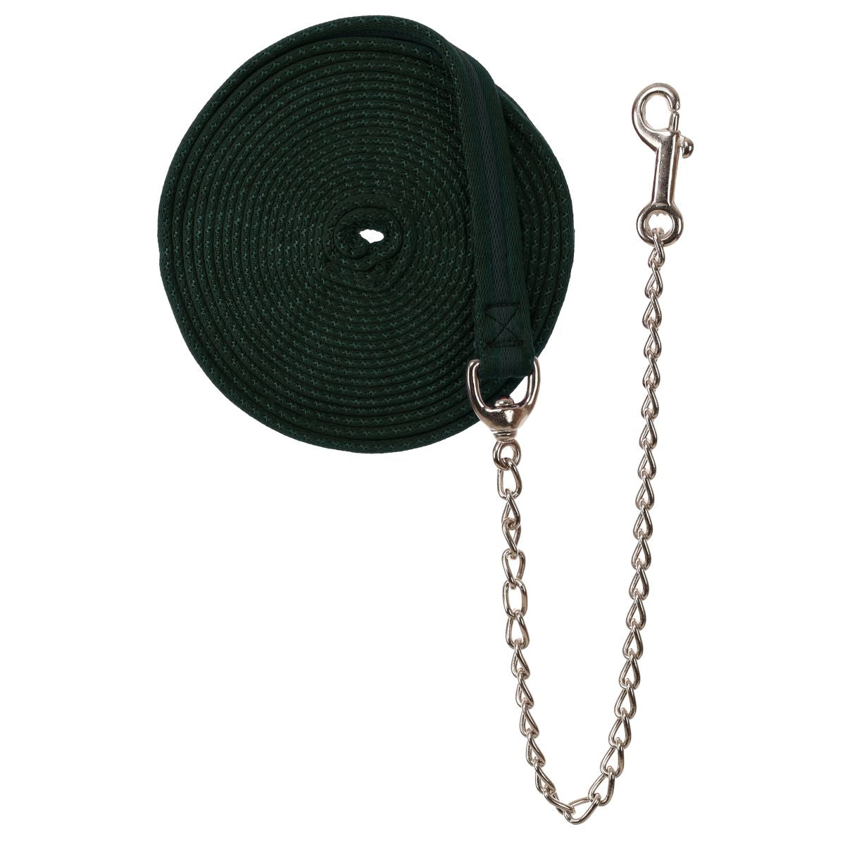 Showman 25' Web Cushion Lunge Line with Chain