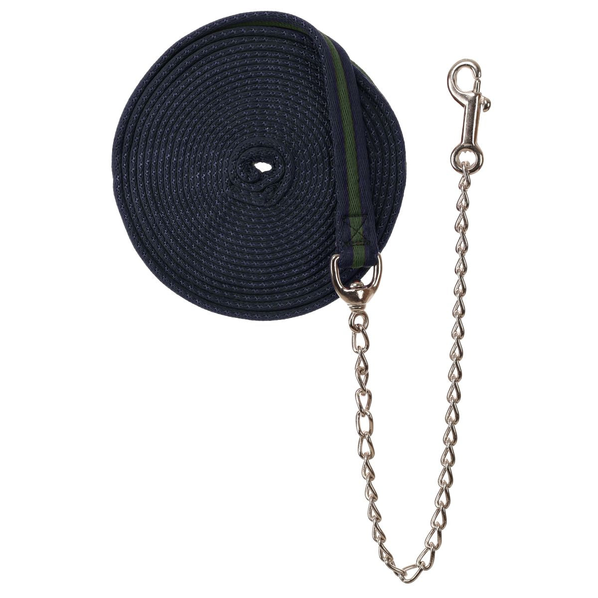 Showman 25' Web Cushion Lunge Line with Chain