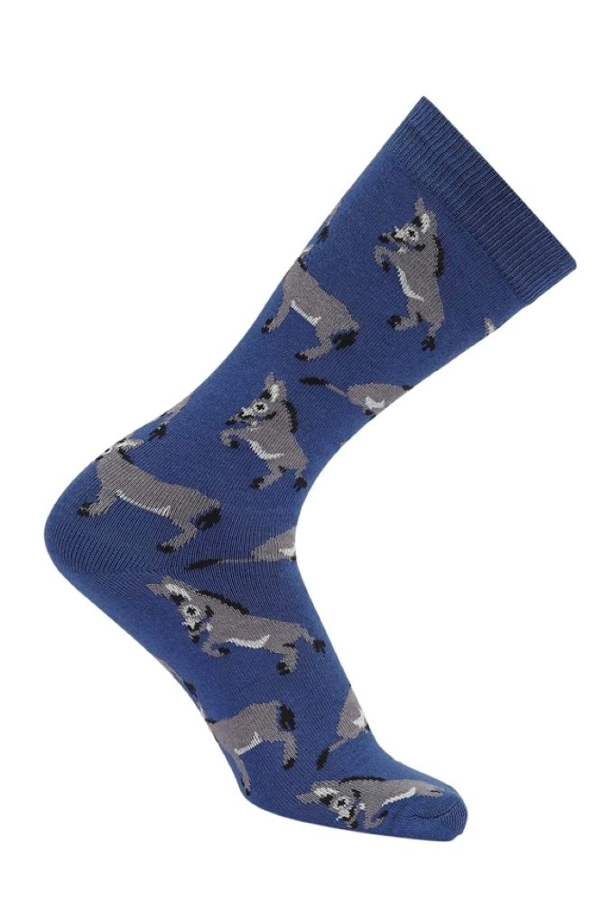 Playful Donkeys Socks Color Choice