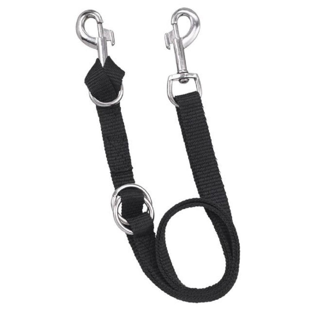 Tough-1 Nylon Sliding Ring Tie Down Strap, Brown or Black