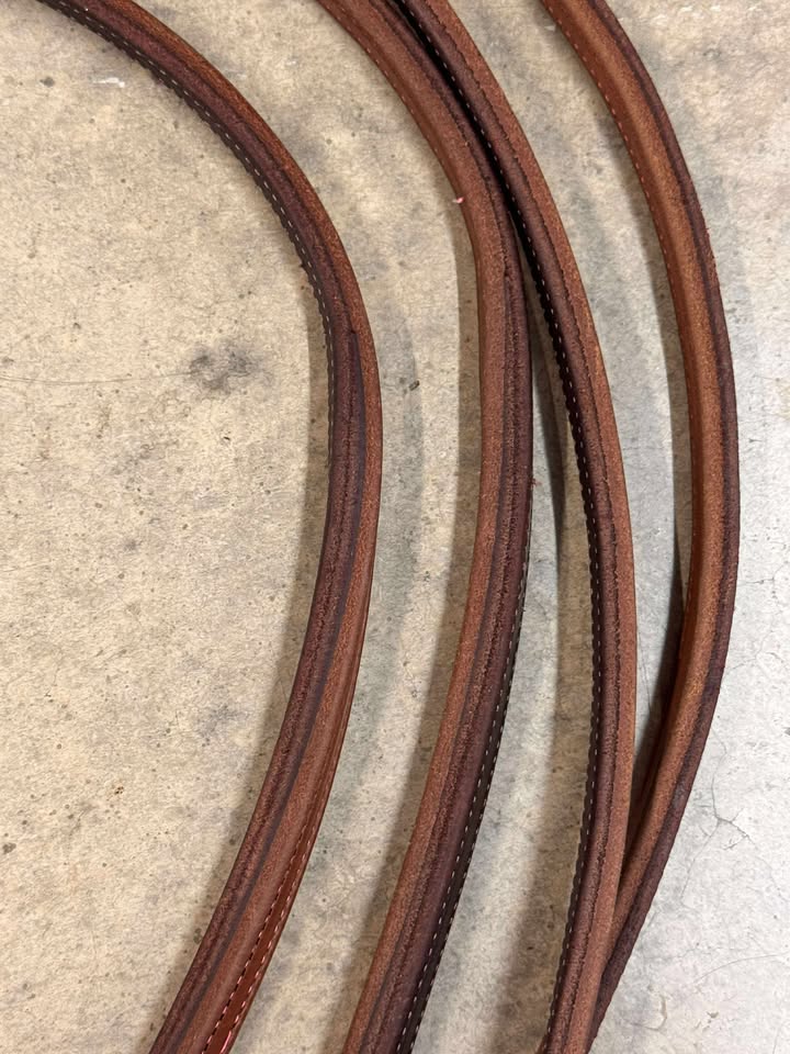 Pink Stitch Weighted Reins
