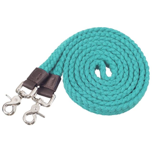 7' Flat Cotton Roping Reins - Color Choice