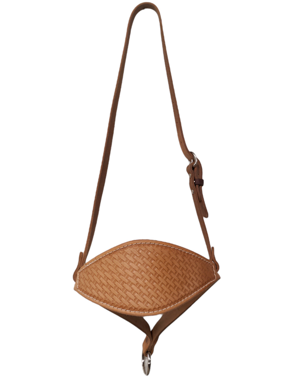 HR Custom made in USA Bronc Leather Noseband Tie Down