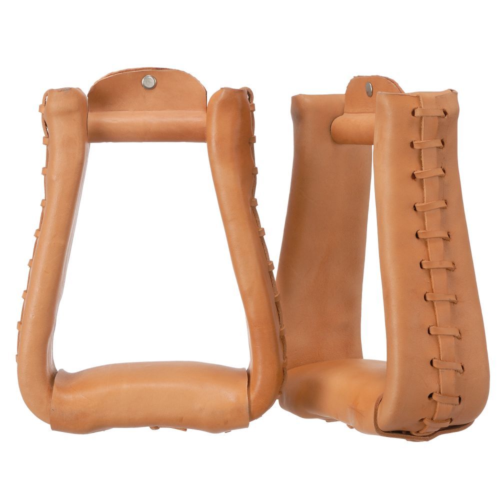 Royal King Leather Roper Stirrups Light or Dark