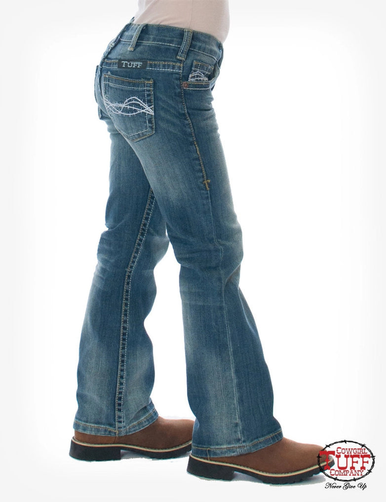 Cowgirl Tuff Girl's Don't Fence Me in Jean