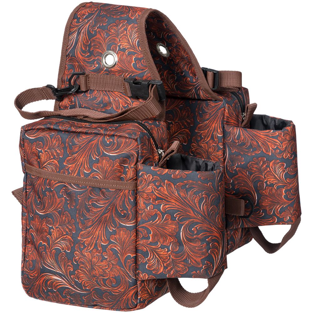 Tough1 Saddle Bag with Bottle Holder in Prints