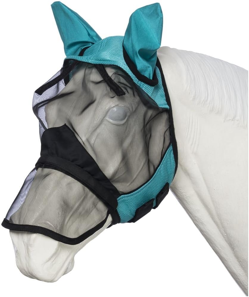 Tough-1 Comfort Mesh Fly Mask with Mesh Nose