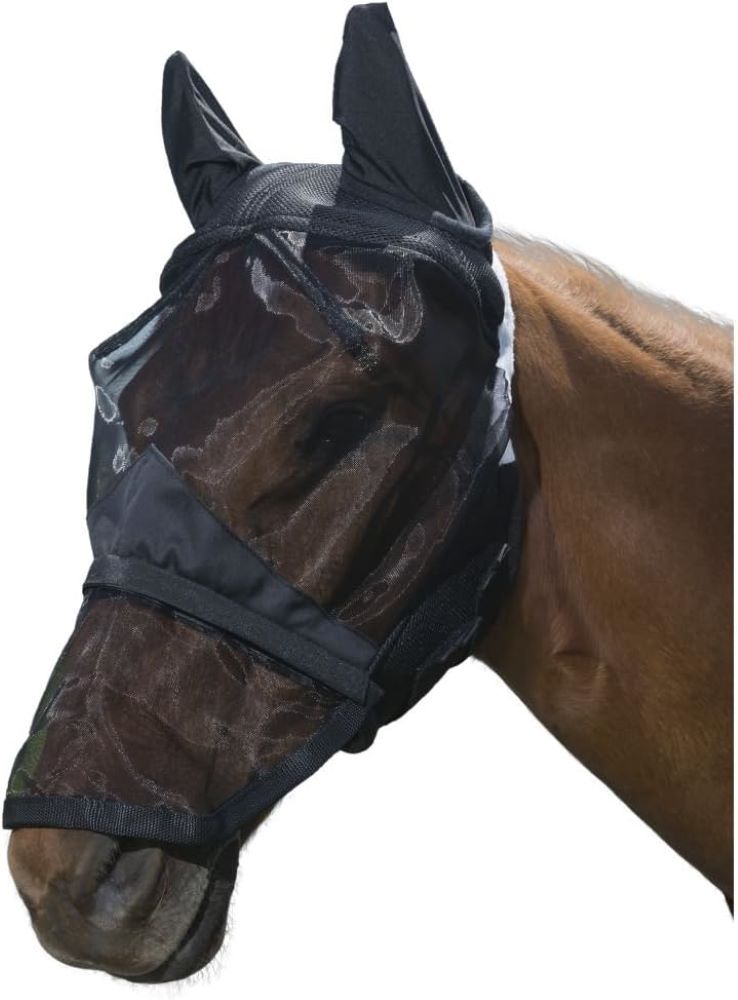 Tough-1 Comfort Mesh Fly Mask with Mesh Nose