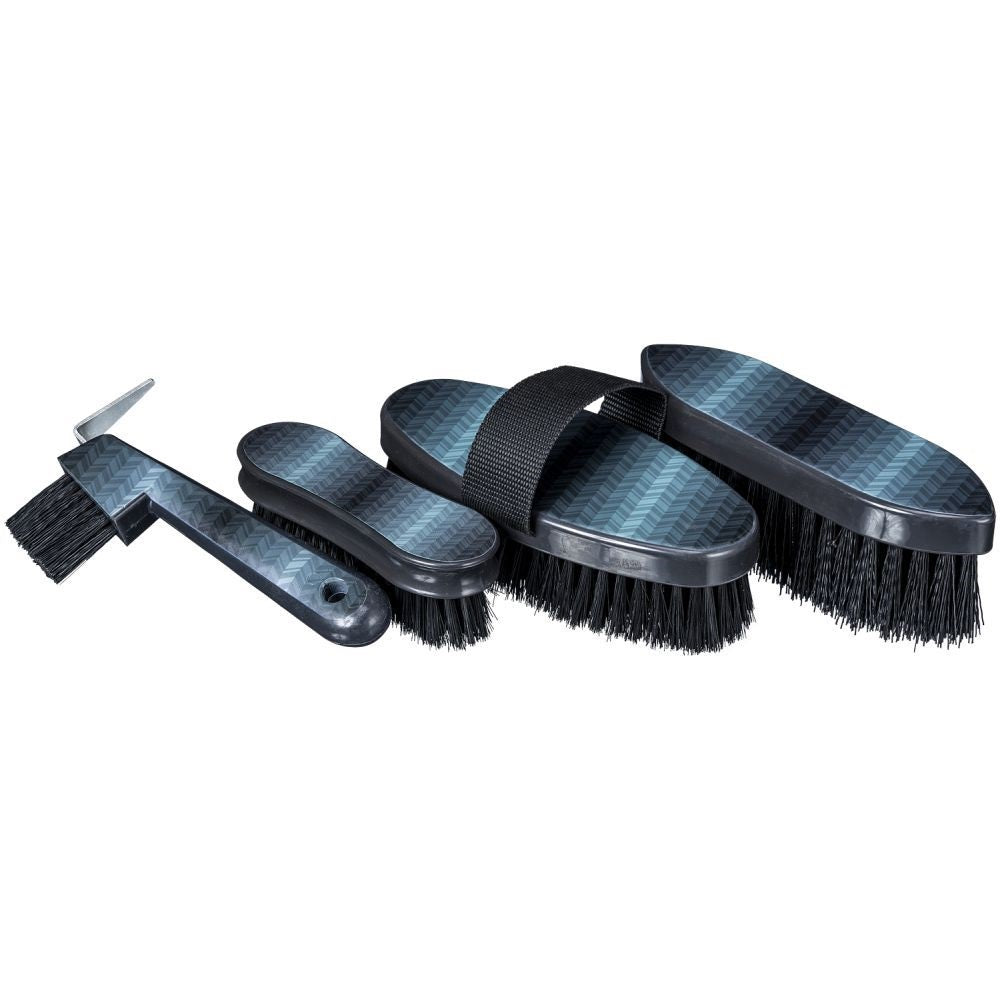 4 pc. piece Print Brush Set w/ Hoof pick, Print Choice