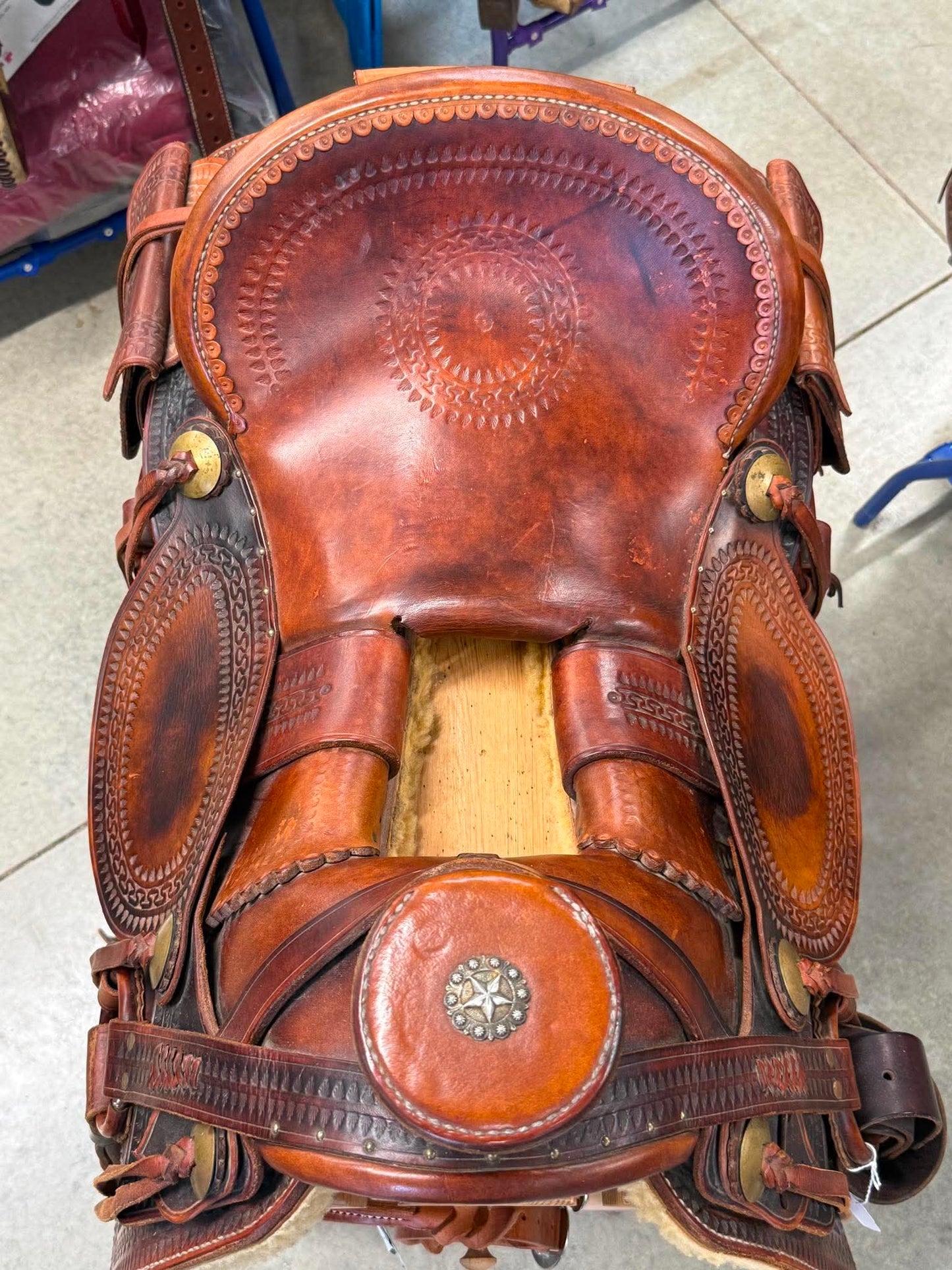 Used 15" Custom Western Saddle