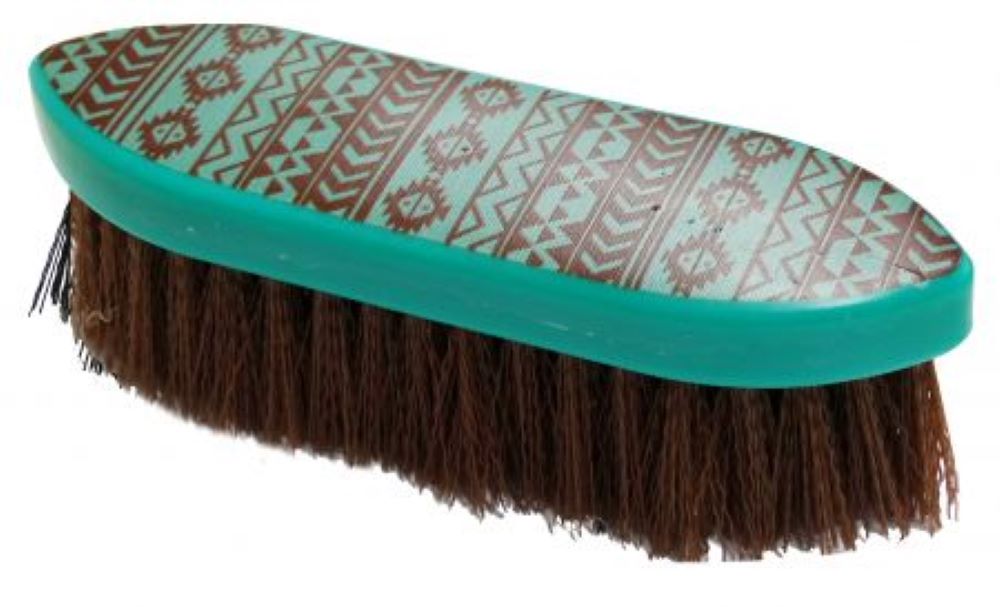 Showman Stiff Bristle Navajo Print Brush