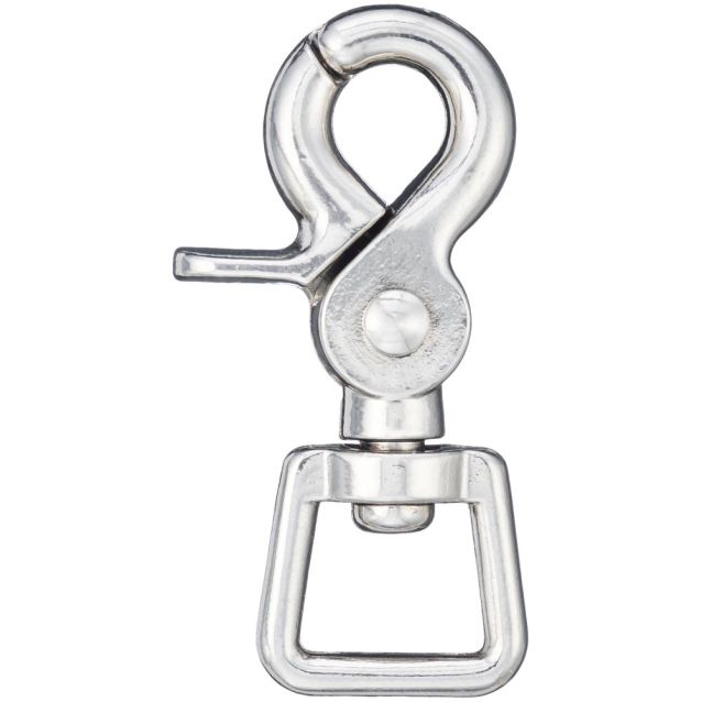 Nickel-Plated Steel Trigger Swivel Snap