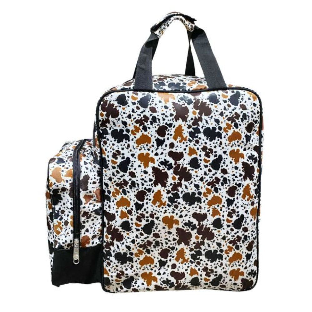 Showman Cow Print Equestrian Carry All Bag