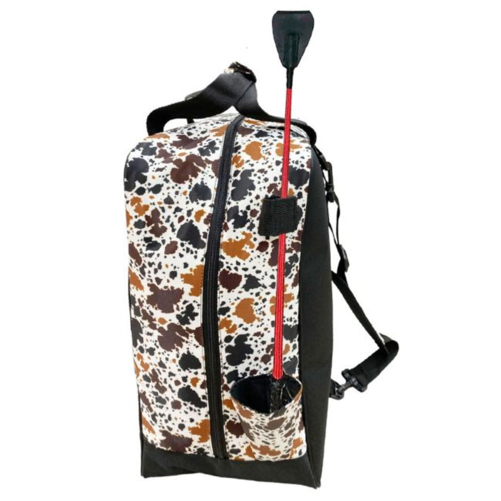 Showman Cow Print Equestrian Carry All Bag