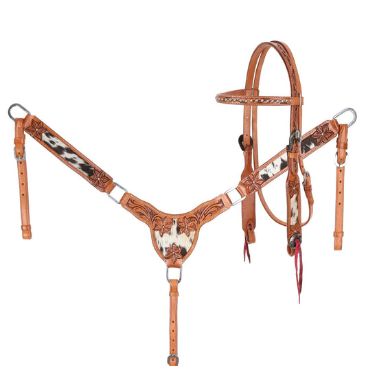 Blossom & Hide Browband Headstall and Breastcollar