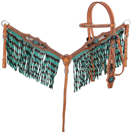 Wrangler Twist Browband Headstall and Breastcollar