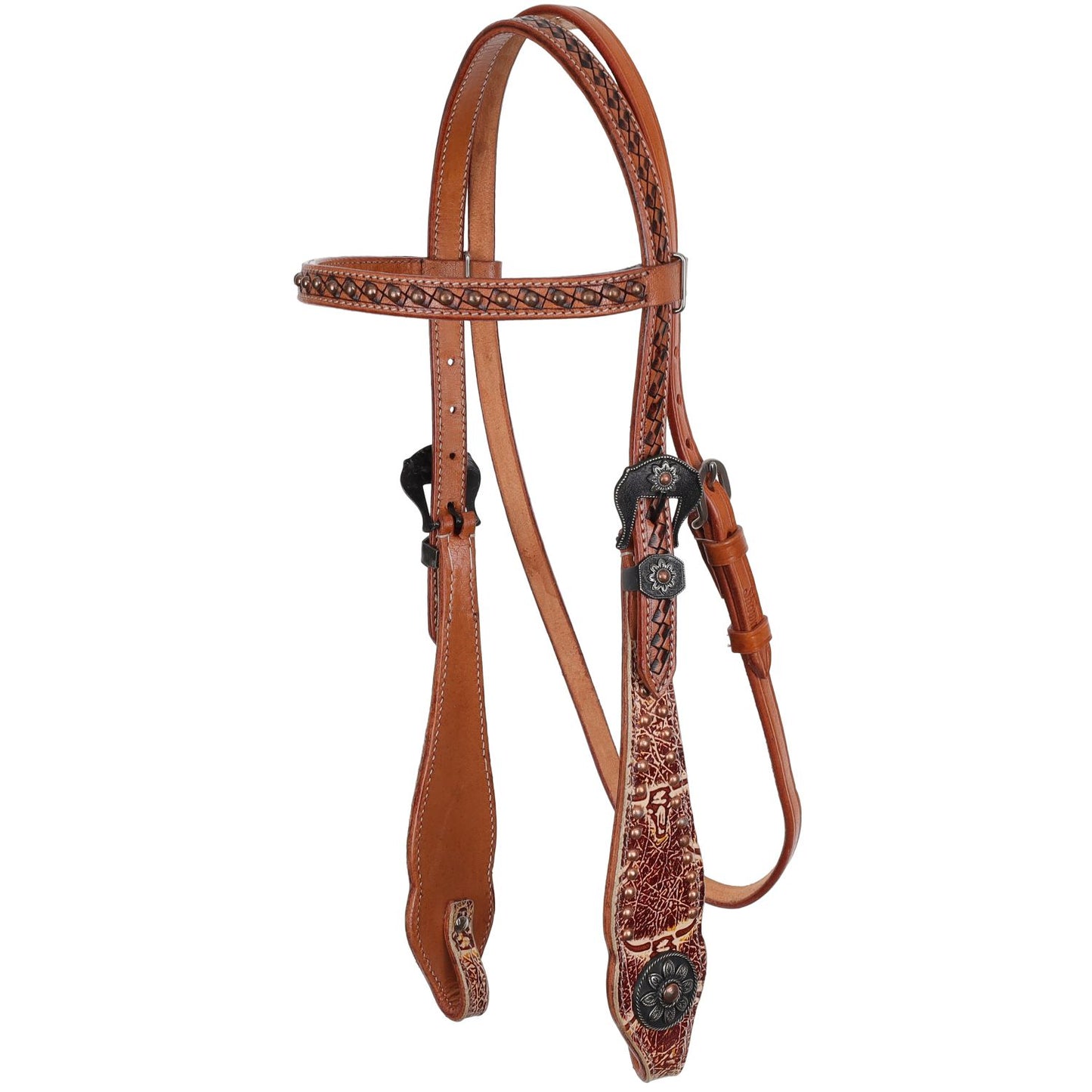 Buffalo Drift Browband Headstall and Breastcollar
