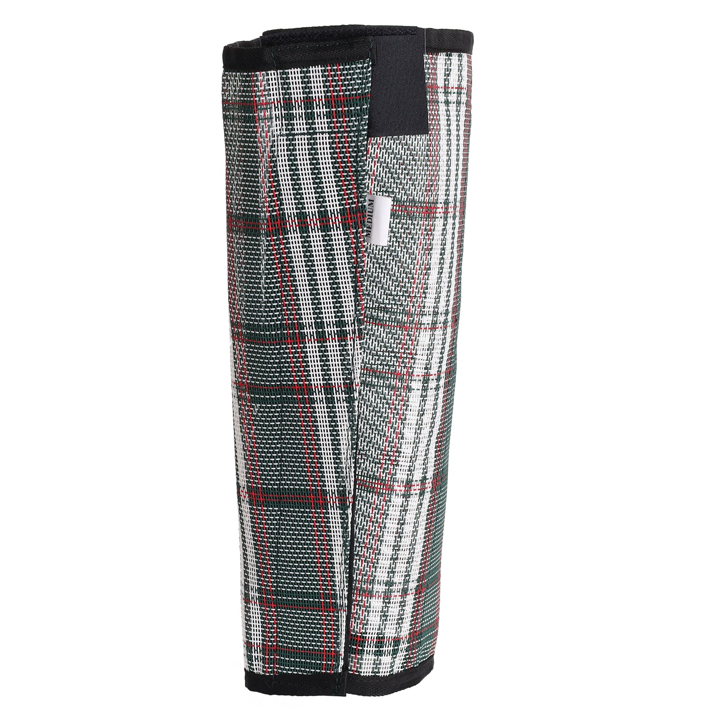Average Horse Size Hunter Green Plaid Stand Up Fly Boots