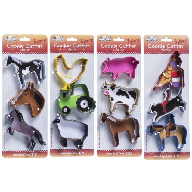 Tough-1 3 pc. Cookie Cutter Collection