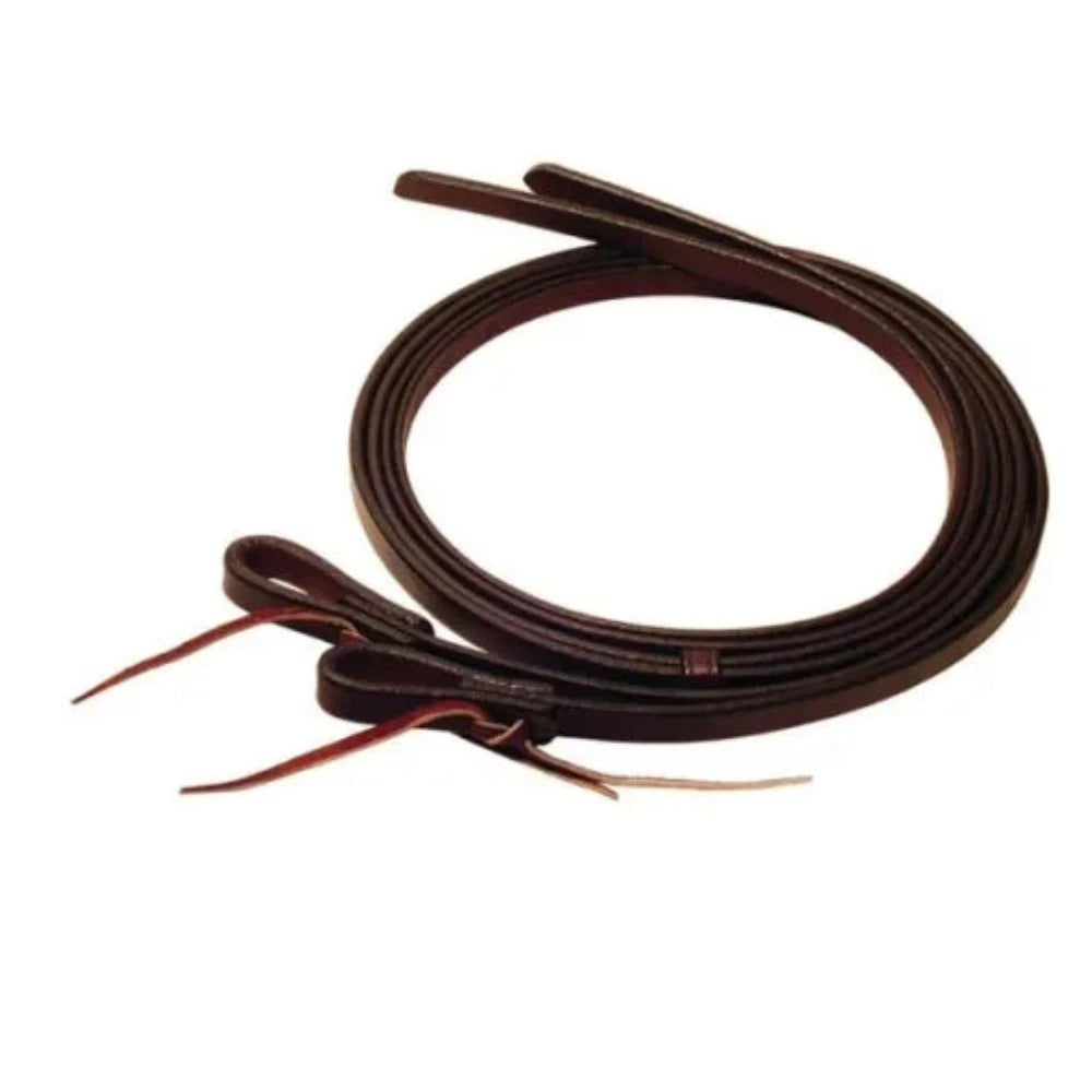 7' x 5/8" Berlin Custom Leather Dark Oiled Waterloop Reins