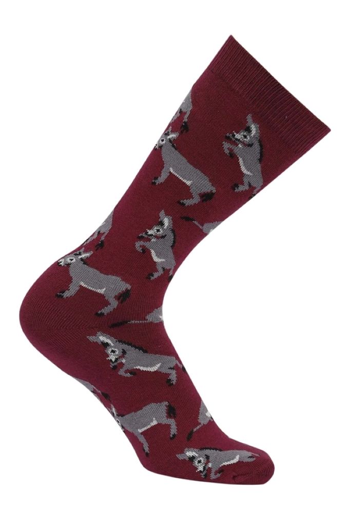 Playful Donkeys Socks Color Choice