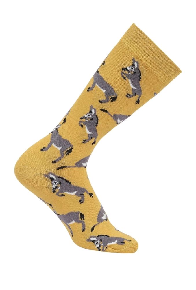 Playful Donkeys Socks Color Choice
