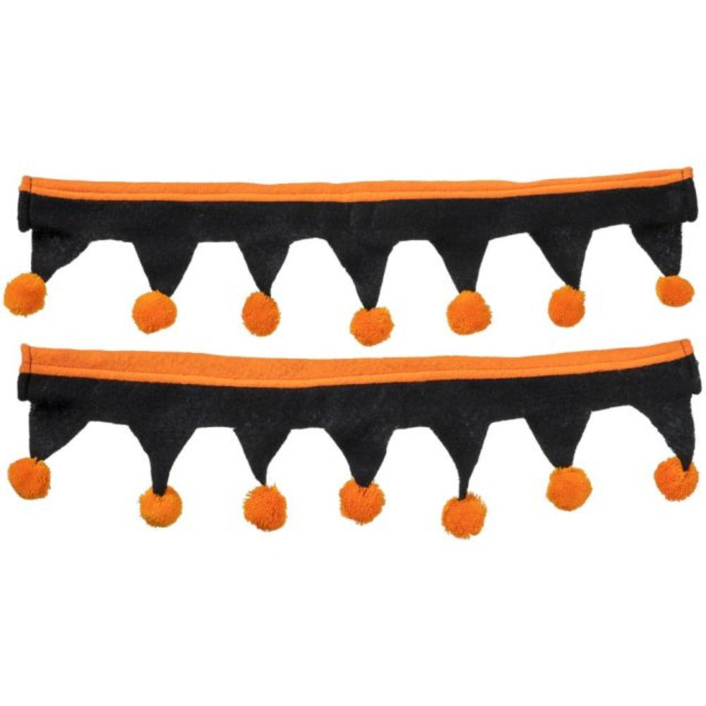 TOUGH-1 HALLOWEEN REIN COVERS - 2 PIECE SET
