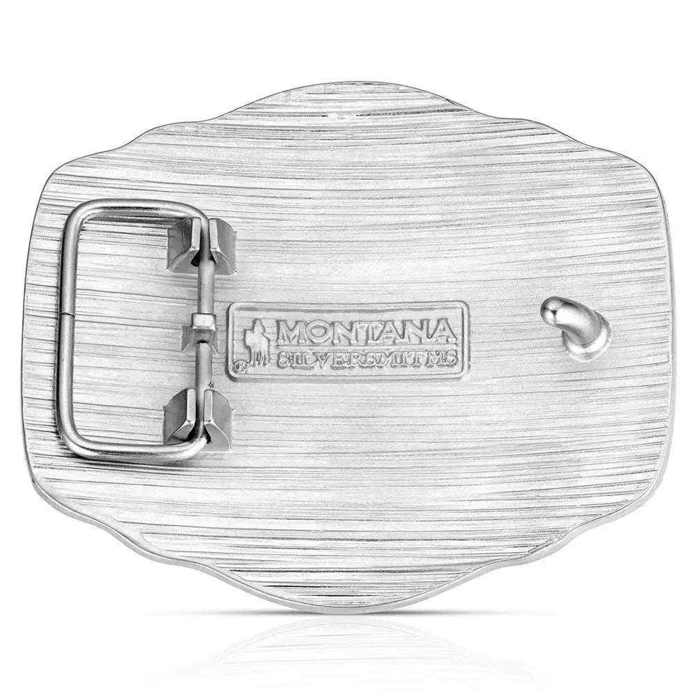 Montana Silversmiths On the Range Longhorn Buckle