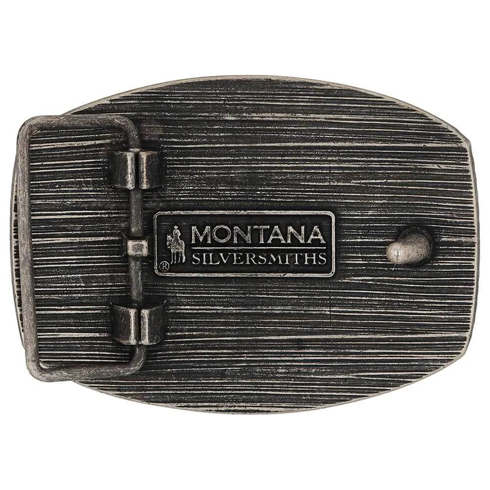 'Faithful Frontier' Attitude Buckle w/ Praying cowboy