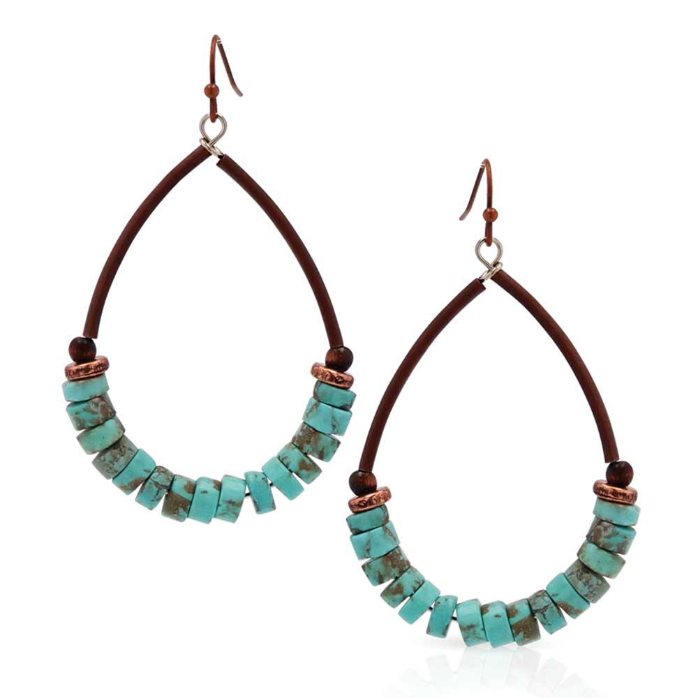 'Swim the Sea' Turquoise Attitude Earrings