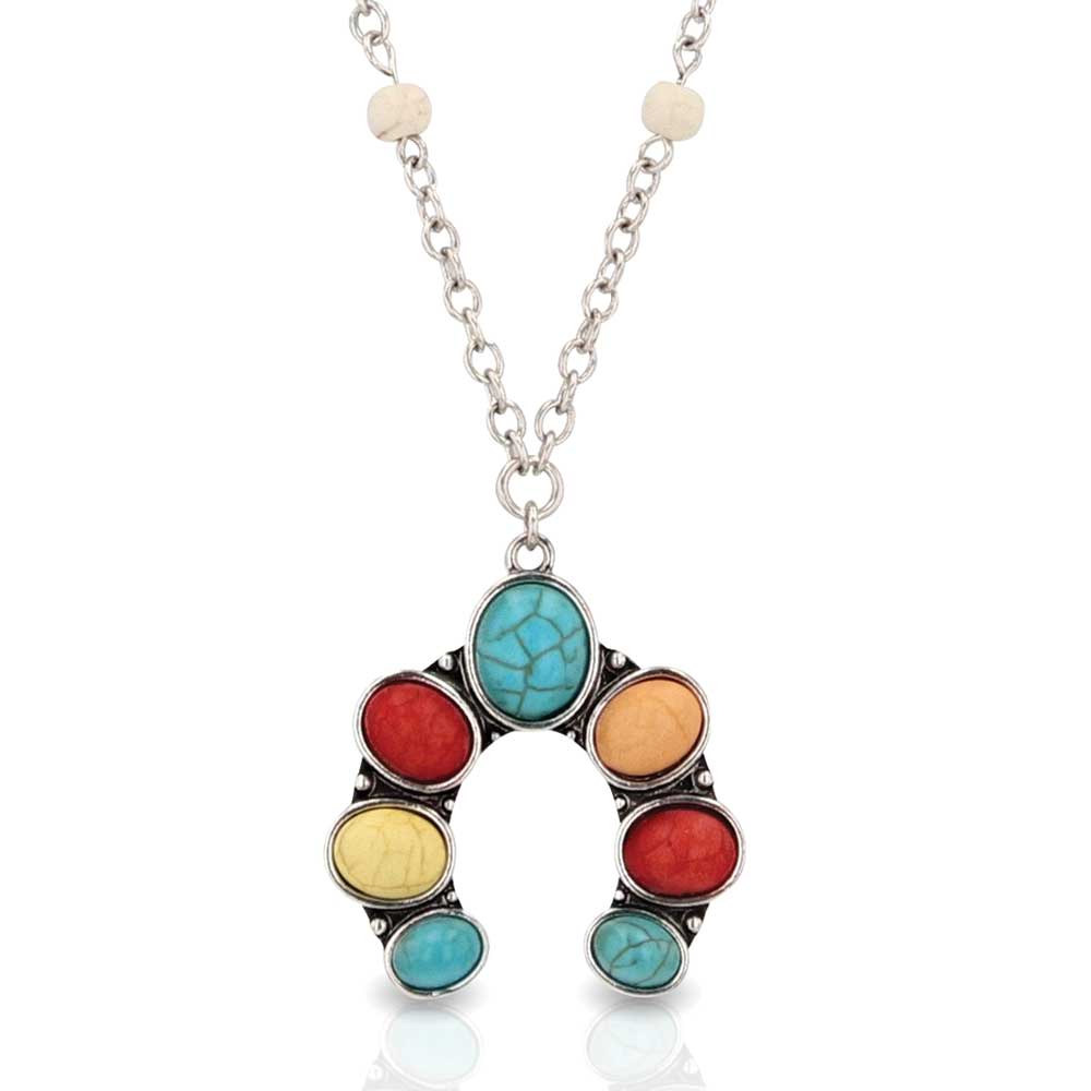 Brilliant Squash Blossom Attitude Necklace