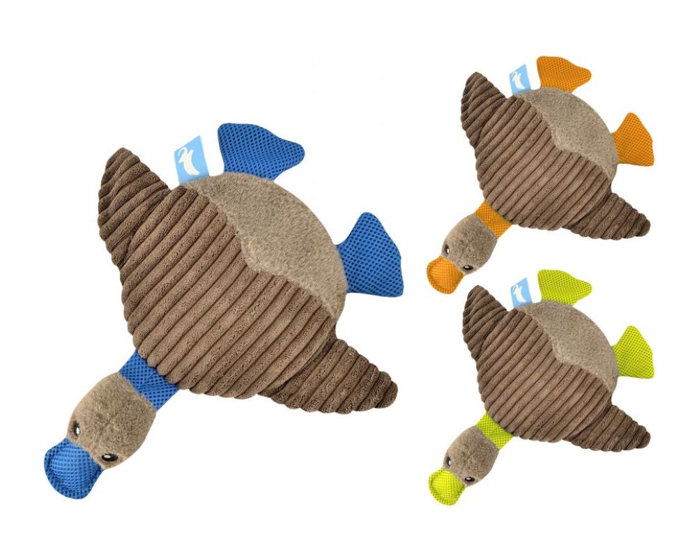 Duck Plush Dog Toy w/ Squeaker and crinkle