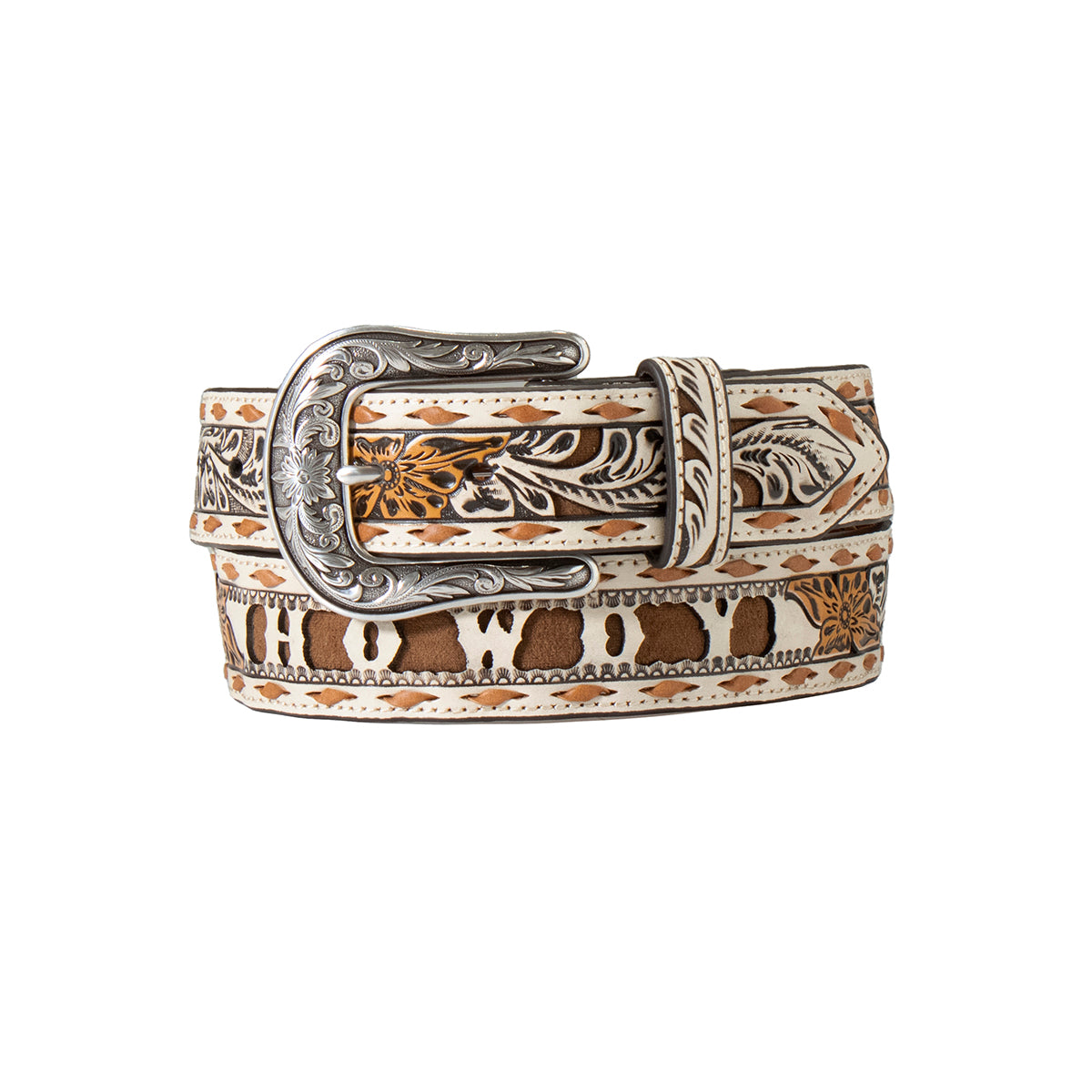 Women's Angel Ranch 'Howdy' Filigree Belt