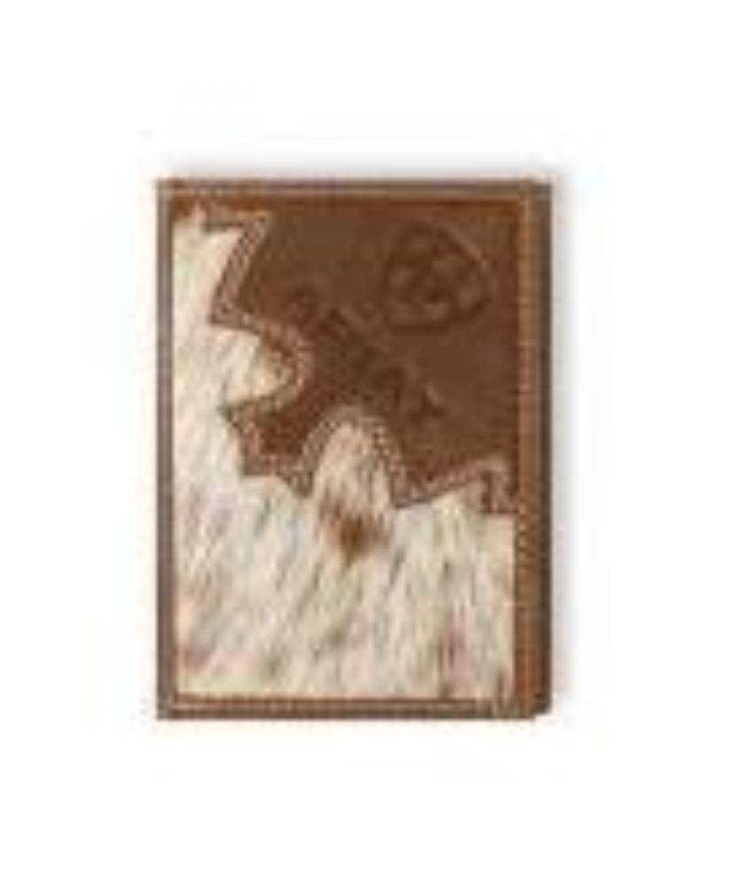 Men's Ariat Trifold Wallet w/ Calf hair