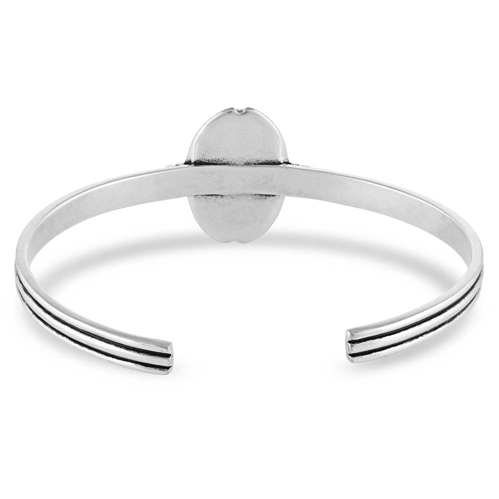 'Oasis Waters' Oval Turquoise Cuff Bracelet