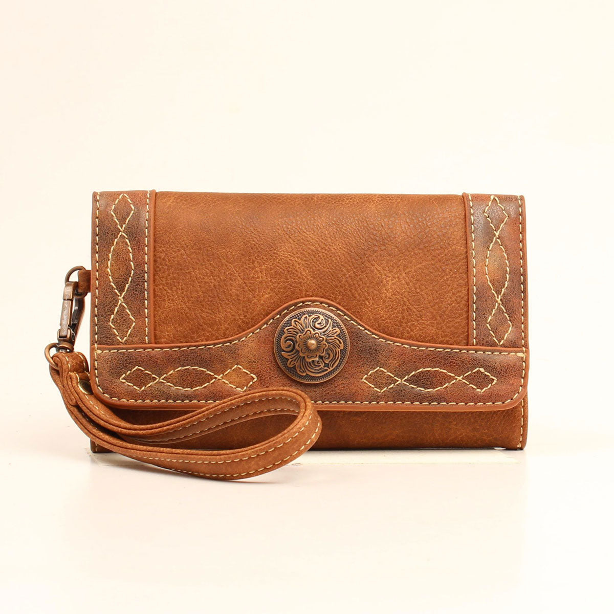 Blazin Roxx Ivy Style Clutch Tan