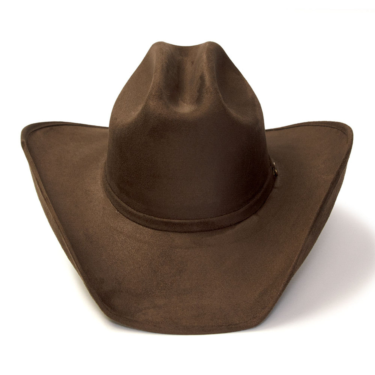Brown Suede Finish Western Cattleman Cowboy Hat