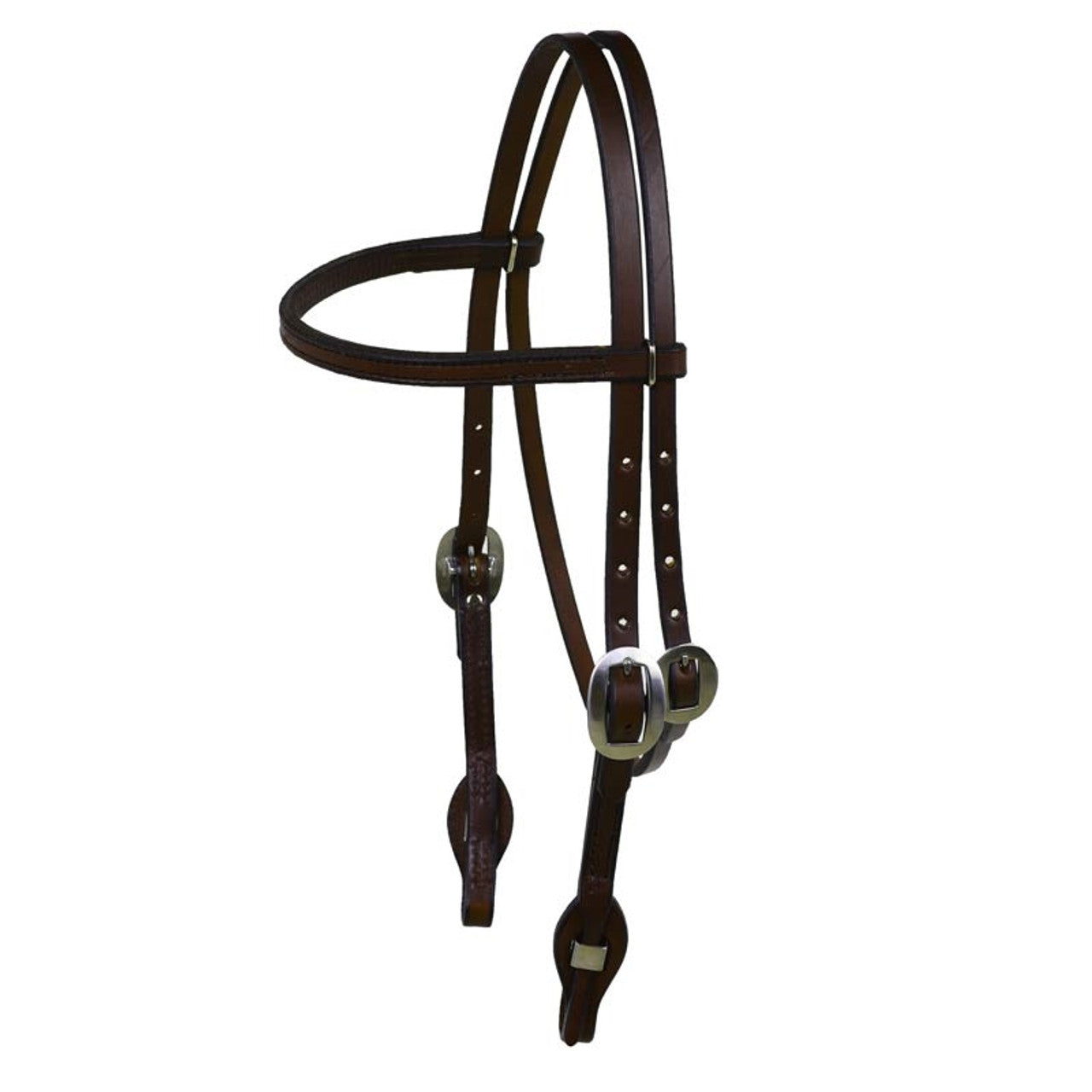 Berlin Leather Quick Change Dark Oil Headstall