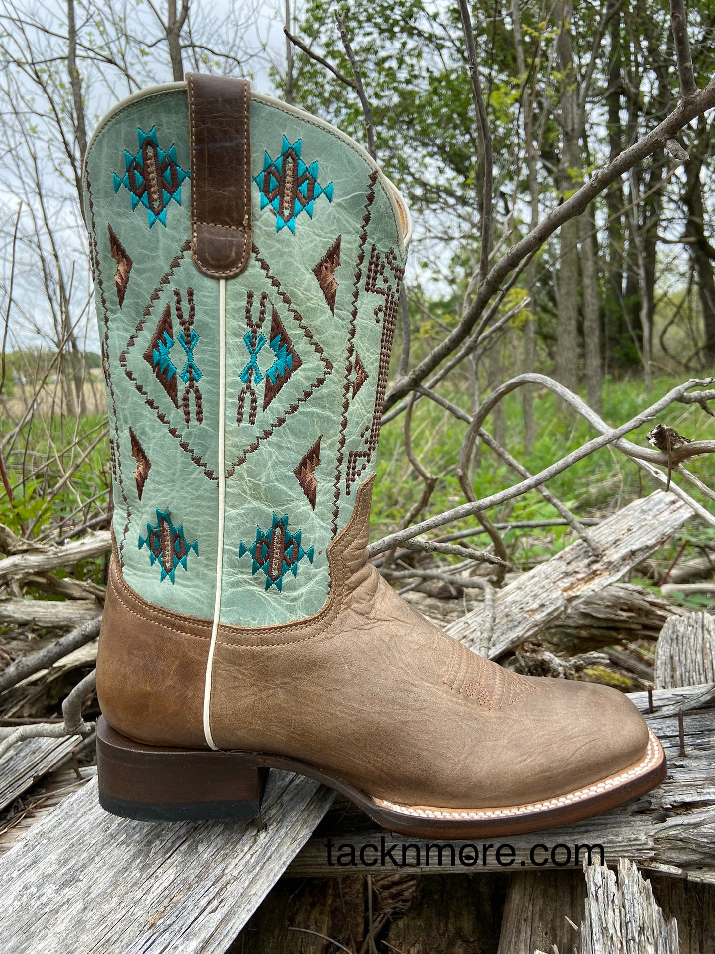 Roper Women's Turquoise 'Out West' Cowboy Boots
