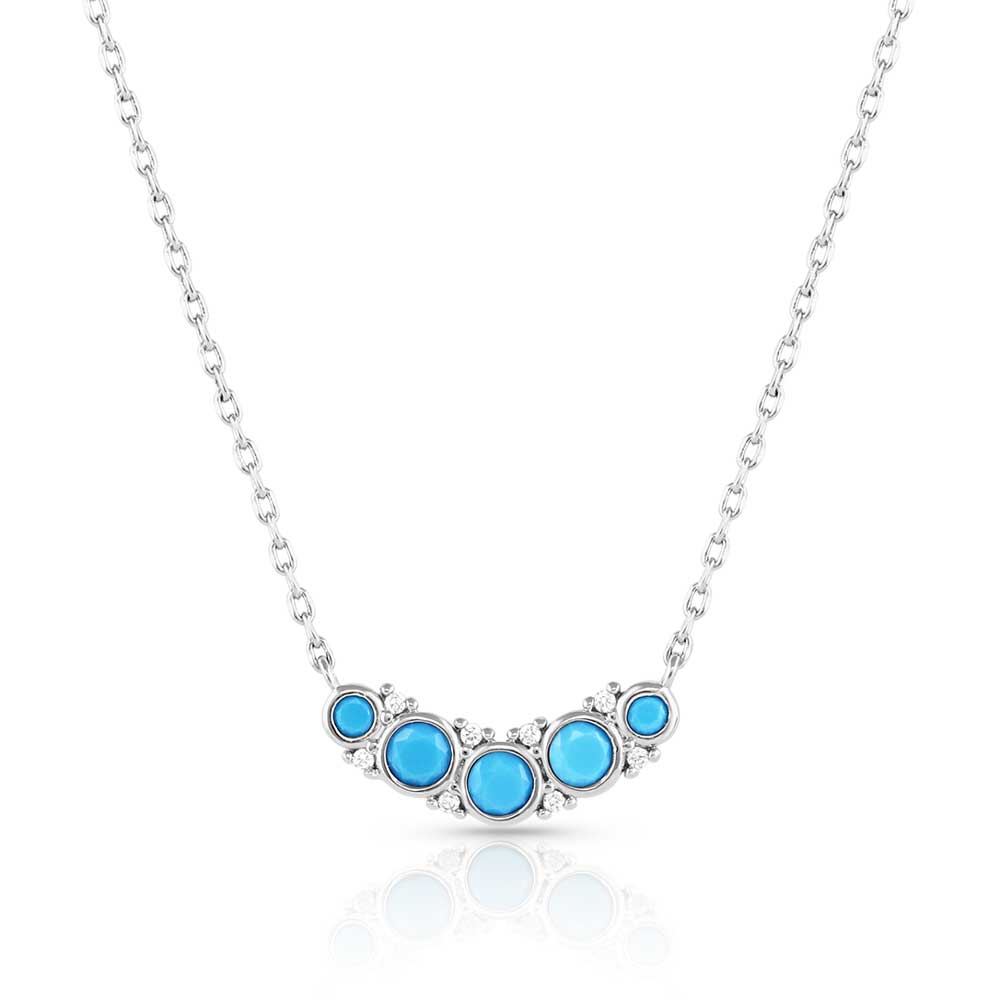 'Blue Moon' Crystal Necklace