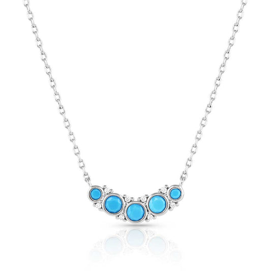 'Blue Moon' Crystal Necklace
