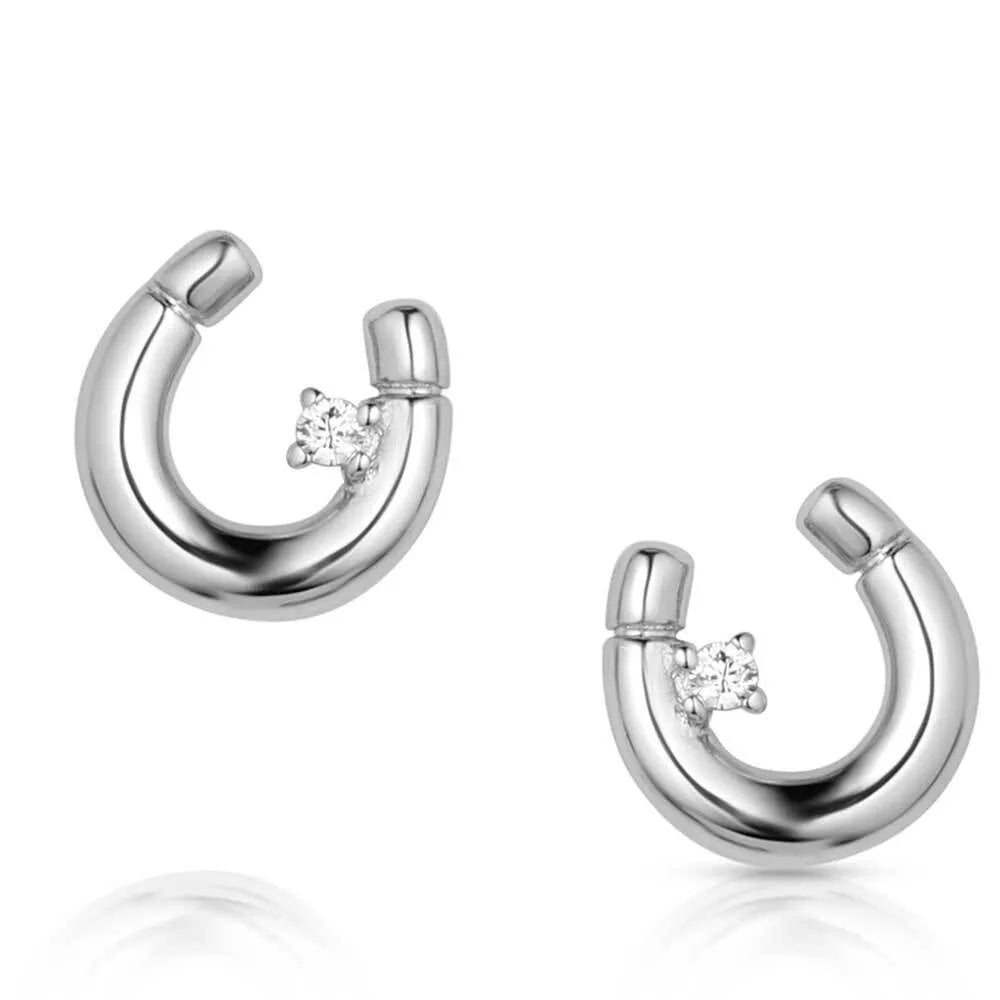 Montana Silversmiths 'Little Light Horseshoe' Earrings