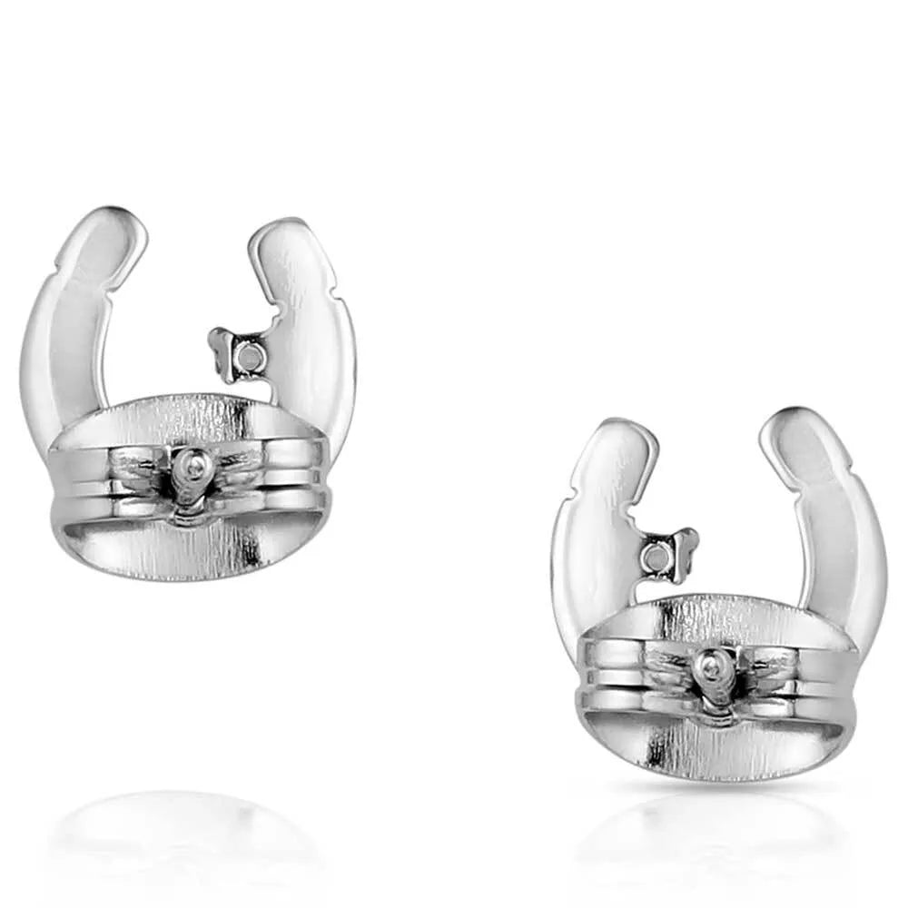 Montana Silversmiths 'Little Light Horseshoe' Earrings